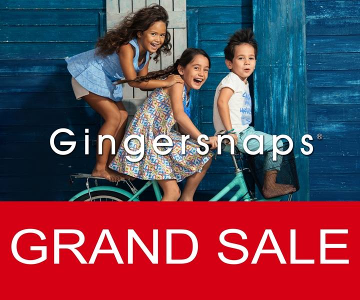 Gingersnaps Grand Sale December - Febarury 2015