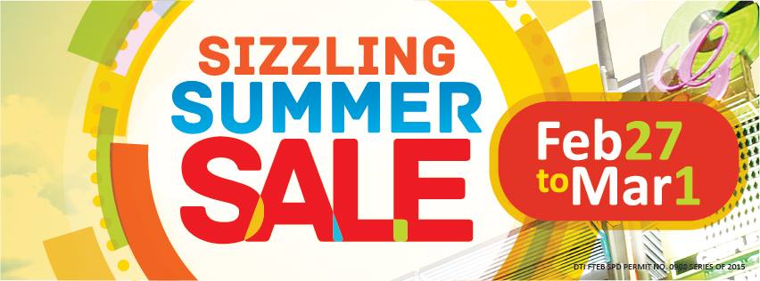 Araneta Center Sizzling Summer Sale February - March 2015