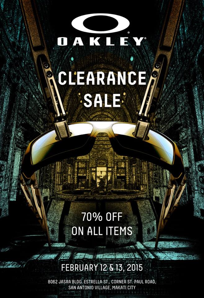 Oakley Clearance Sale @ JASRA Building February 2015