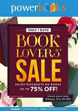 Powerbooks Book Lovers Sale February 2015