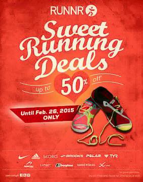 Runnr Sweet Running Deals February 2015