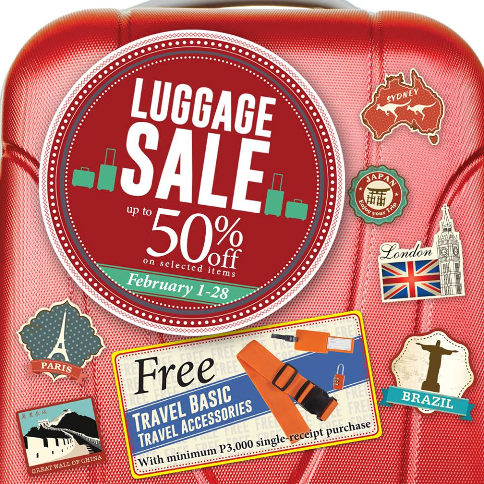 The SM Store Luggage Sale February 2015