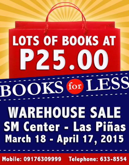 Books For Less Warehouse Sale @ SM Center Las Pinas March 2015