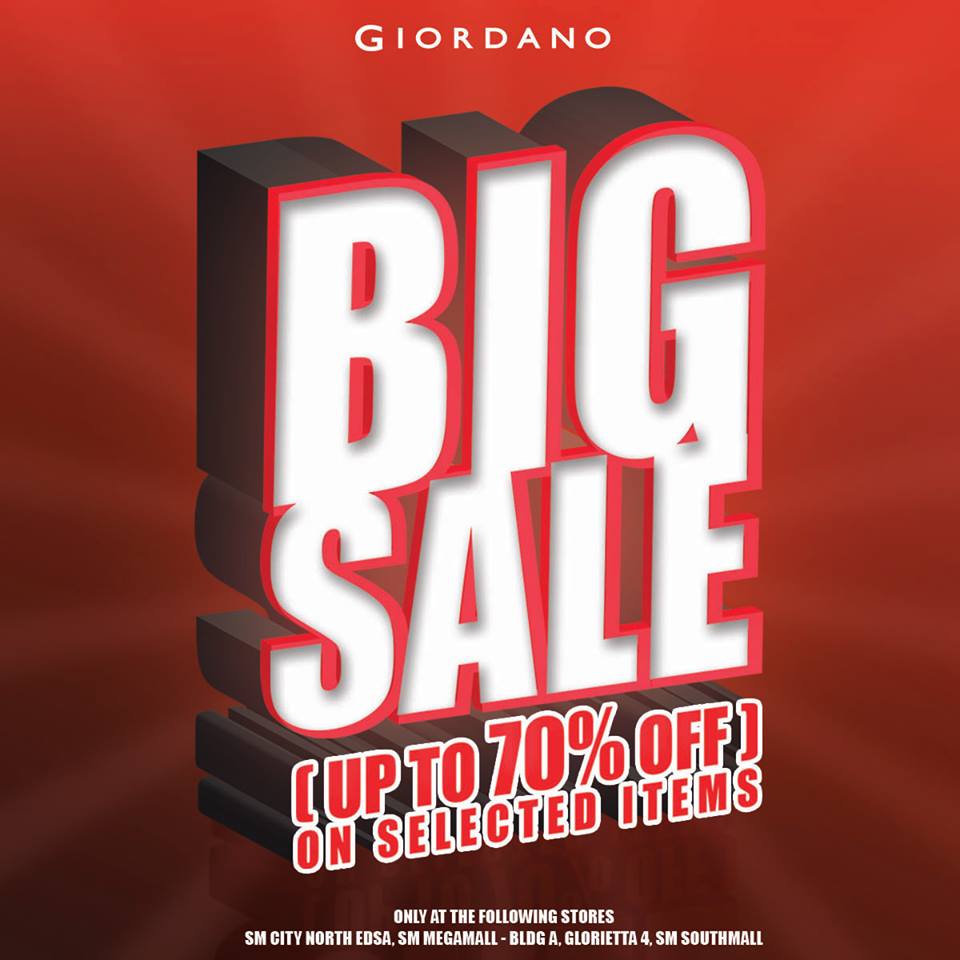 Giordano Big Sale March 2015