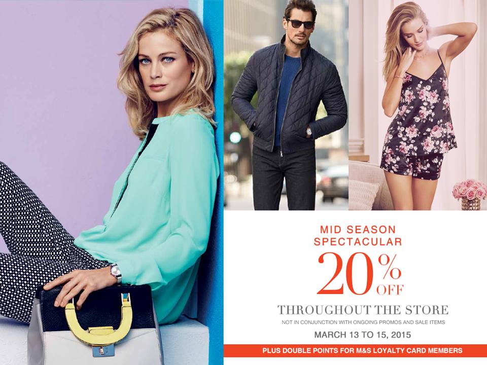 Marks & Spencer Mid-Season Spectacular Sale March 2015