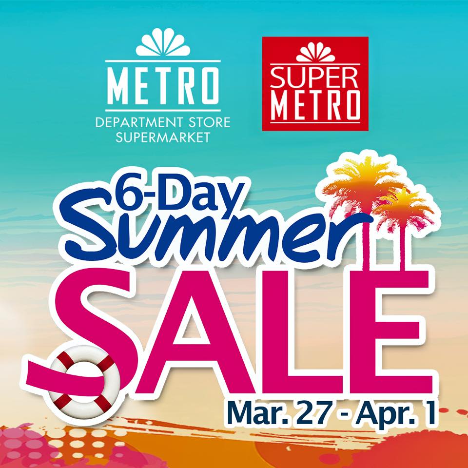 Metro Department Store and Super Metro Summer Sale March - April 2015