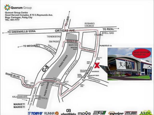 Quorum Group Center Location Map