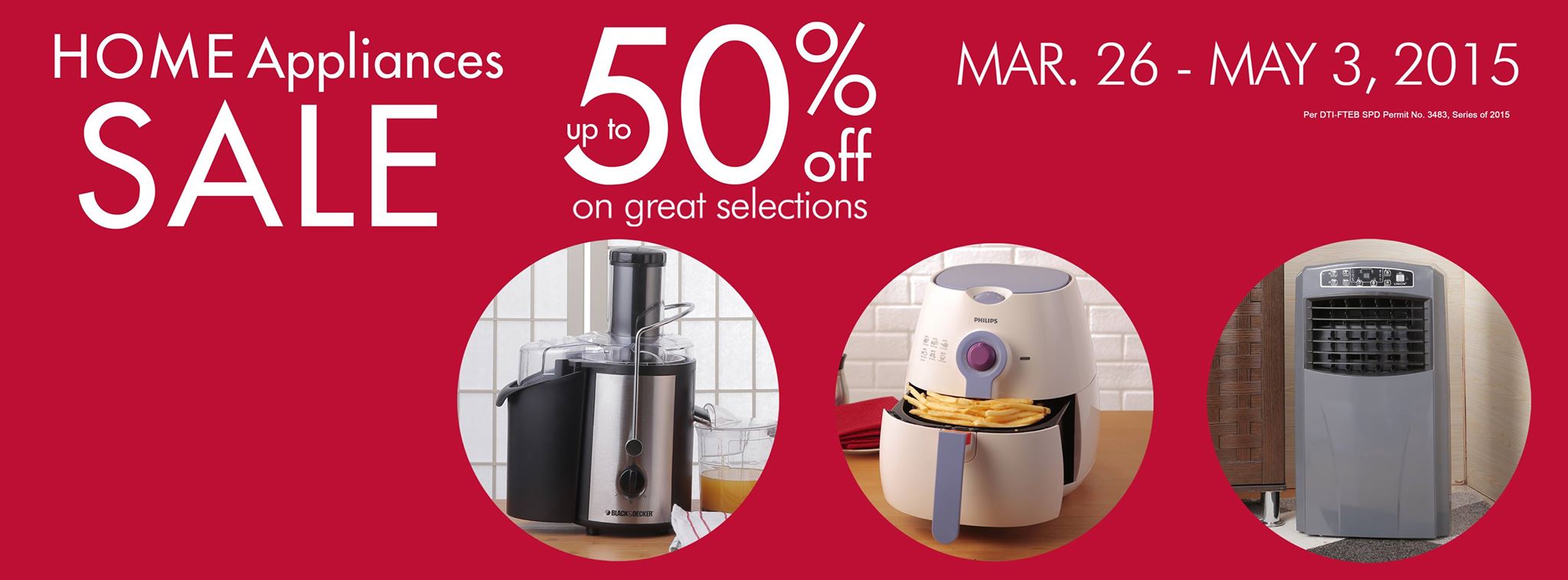 SM Home: Home Appliances Sale March - May 2015
