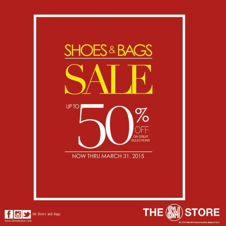 SM Shoes & Bags Sale @ The SM Store March 2015