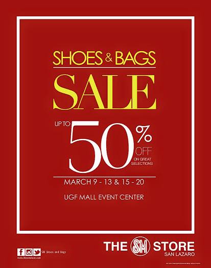 Shoes & Bags Sale @ SM City San Lazaro March 2015