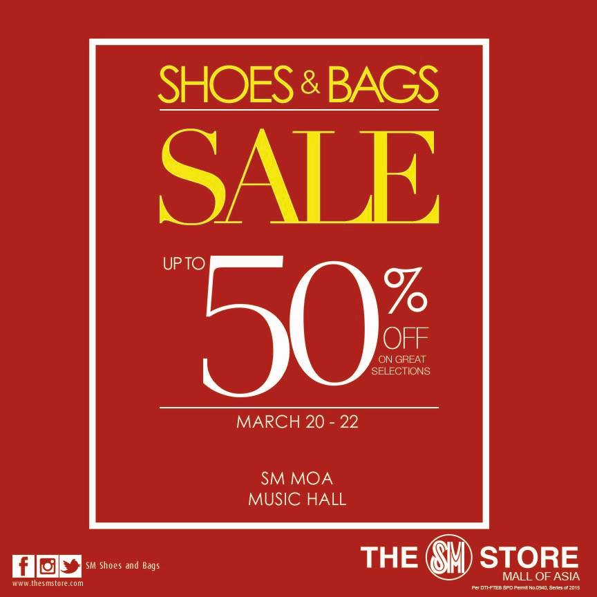 Shoes & Bags Sale @ SM MOA Music Hall March 2015