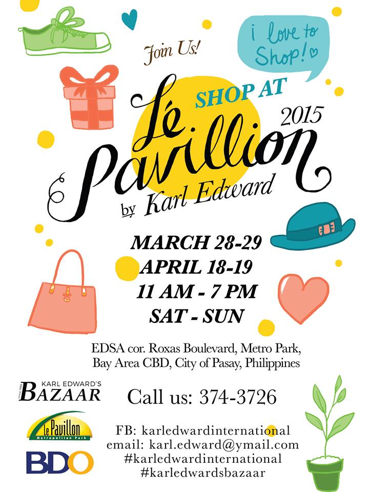 Shop @ Le Pavillion March & April 2015