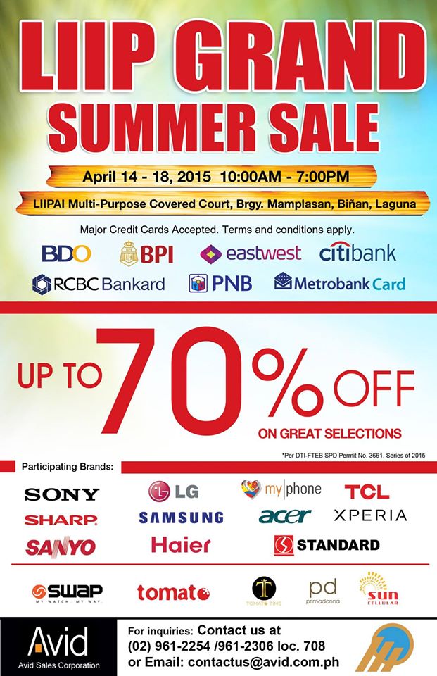 AV Surfer Grand Summer Sale @ LIIP April 2015