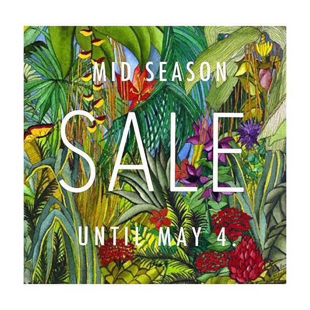 Folded & Hung Mid-Season Sale April - May 2015