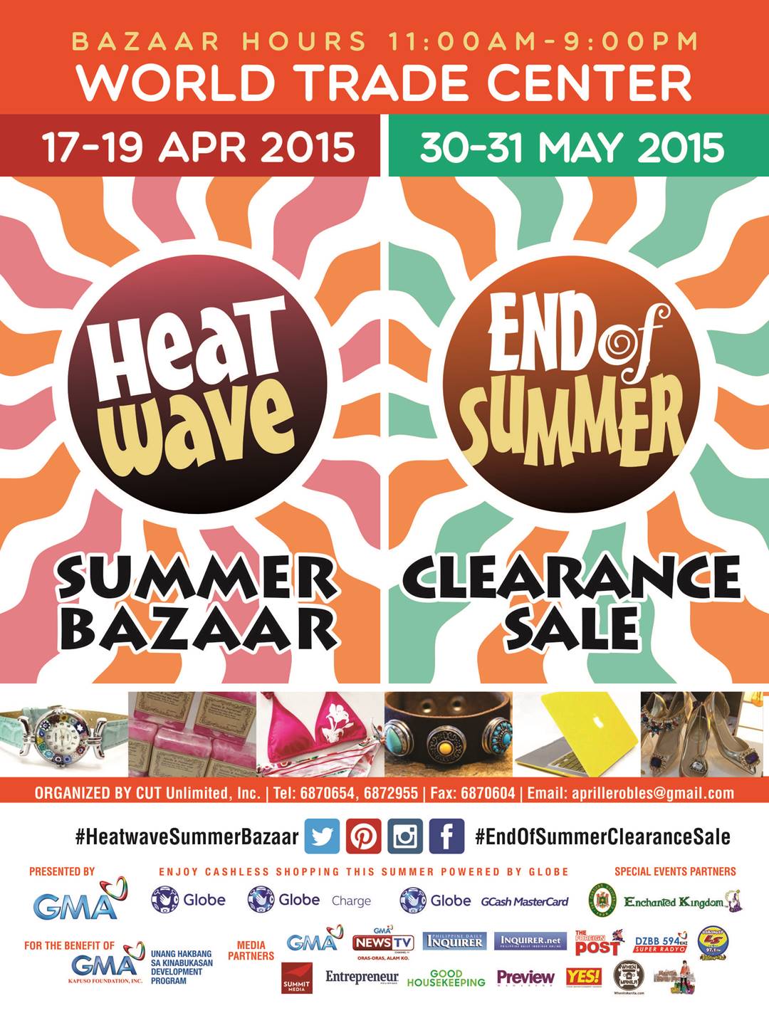 Heat Wave Summer Bazaar @ World Trade Center April & May 2015