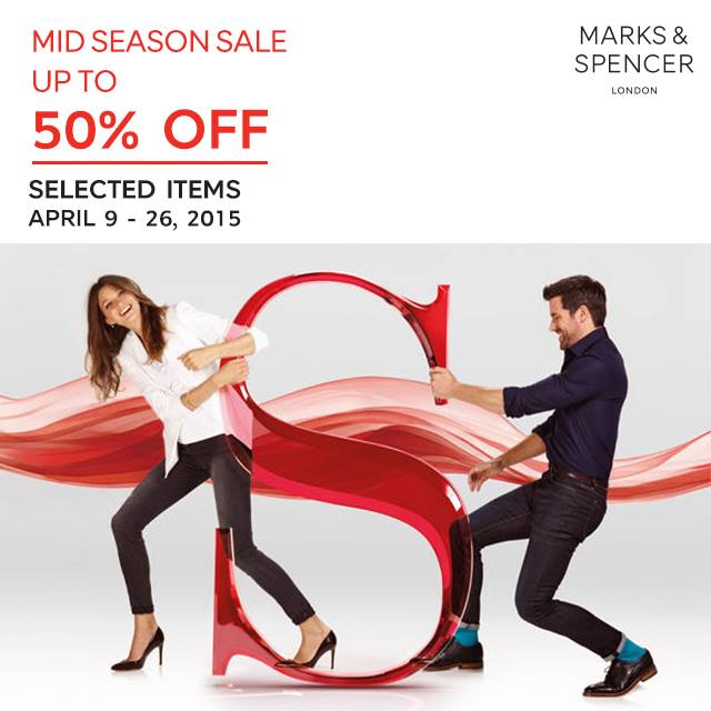 Marks & Spencer Mid-Season Sale April 2015