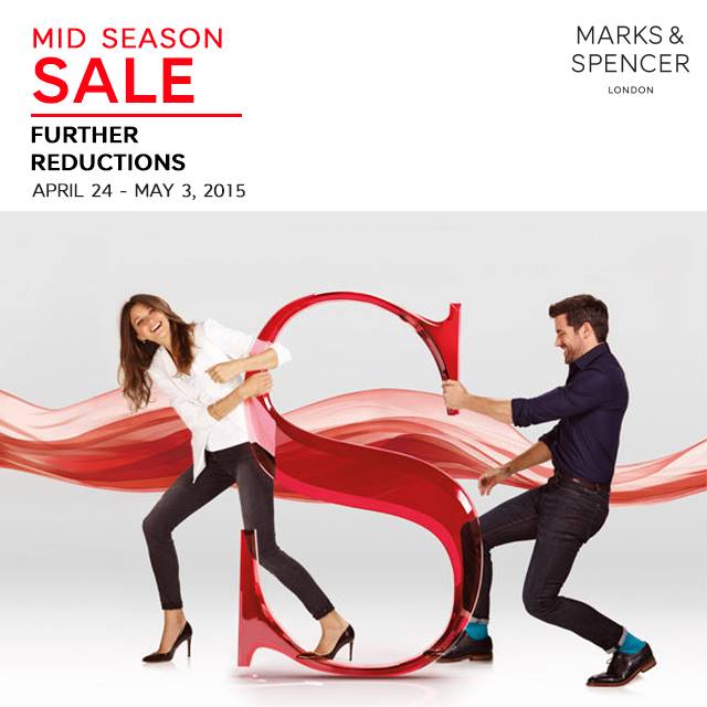 Marks & Spencer Mid-Season Sale April - May 2015