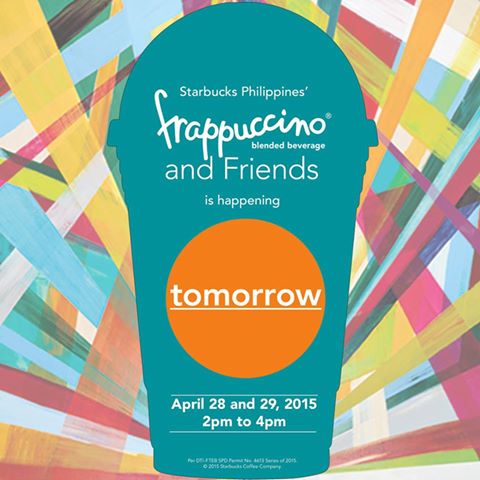 Starbucks Frappuccino and Friends Promo April 2015