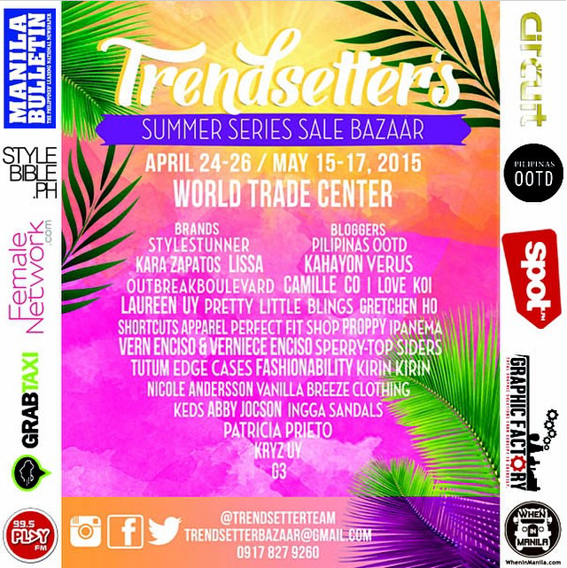 Trendsetters Summer Series Sale Bazaar @ World Trade Center April 2015