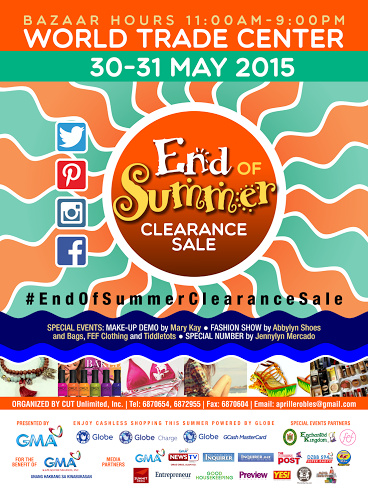End of Summer Clearance Sale @ World Trade Center May 2015