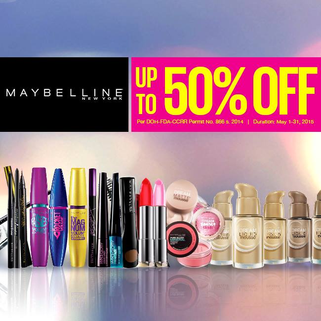 Maybelline May Makeup Madness Sale May 2015