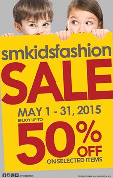 SM Kids Fashion Sale May 2015