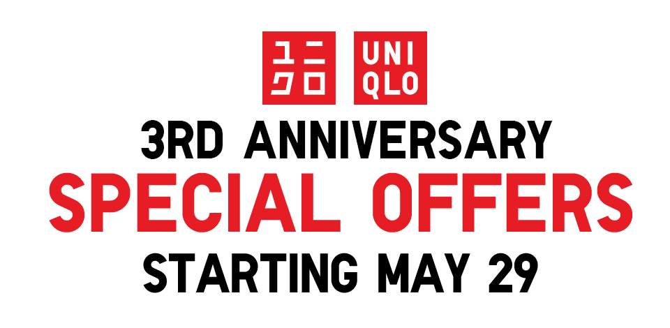 Uniqlo Anniversary Sale May - June 2015