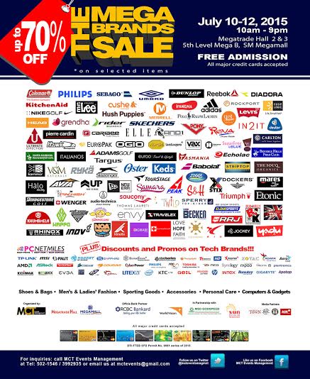 11th MegaBrands Sale @ SM Megatrade Hall July 2015