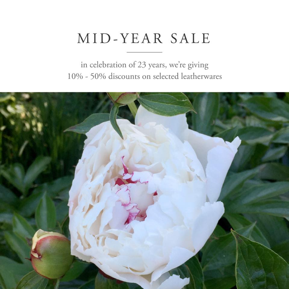 Fino Leatherware Mid-Year Sale July - August 2015