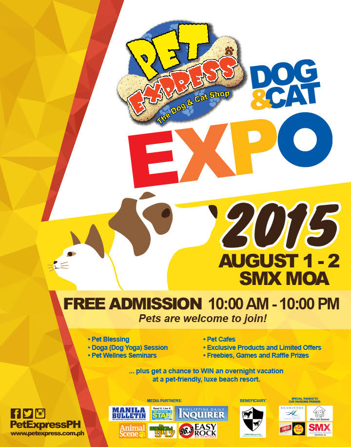 Pet Express Dog & Cat Expo @ SMX Convention Center August 2015