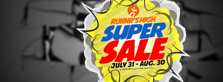 Runnr High Super Sale July - August 2015