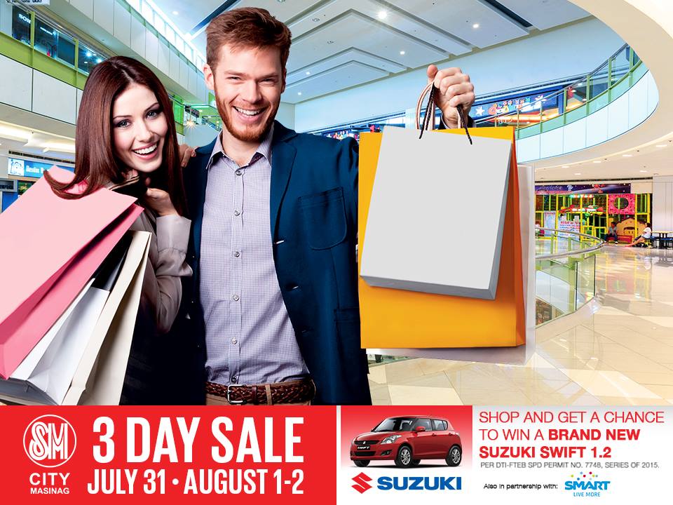 SM City Masinag 3-Day Sale July - August 2015