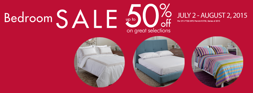 SM Home Bedroom Sale July - August 2015