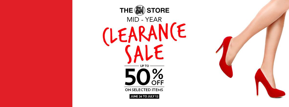 The SM Store Mid-Year Clearance Sale June - July 2015