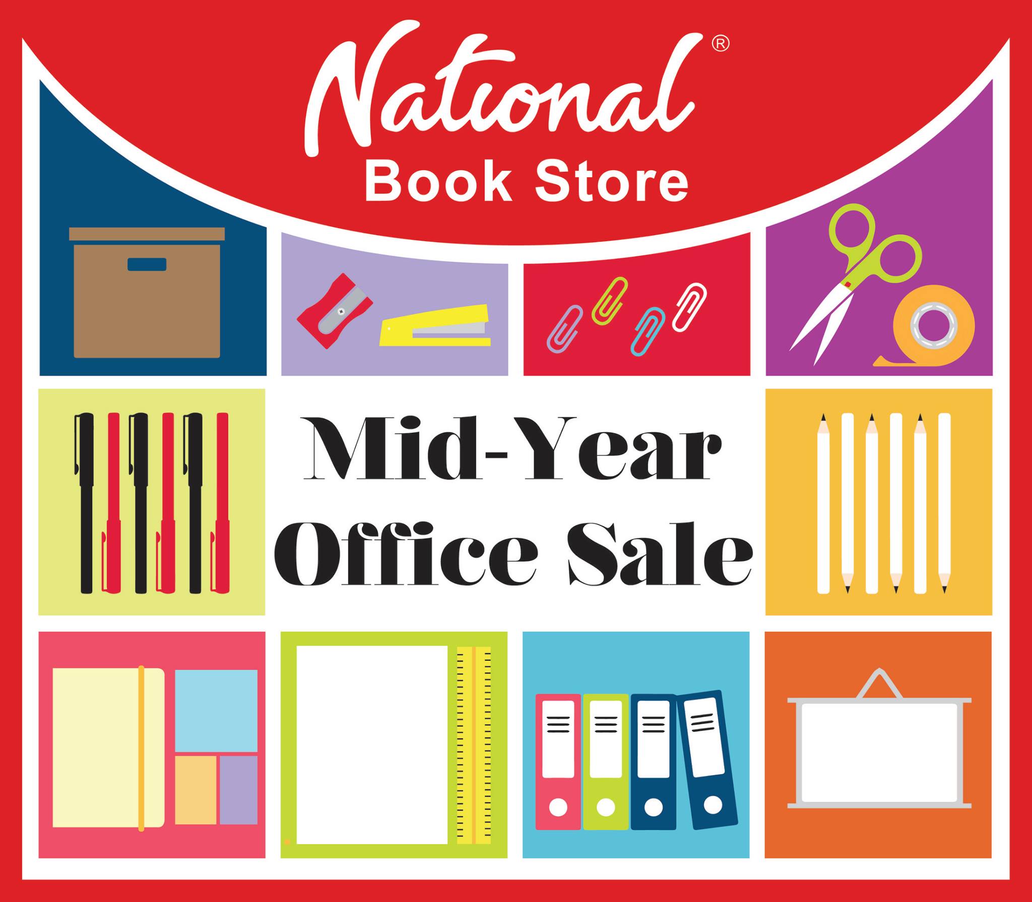 National Book Store MidYear Office Sale August 2015 Manila On Sale