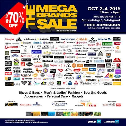 12th MegaBrands Sale @ SM Megatrade Hall October 2015