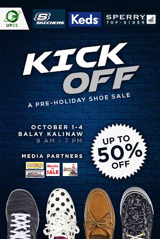 Kick Off Pre-Holiday Shoe Sale @ UP Balay Kalinaw October 2015