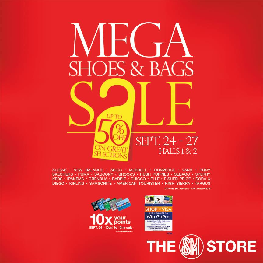 sm megamall shoes and bag sale 2019