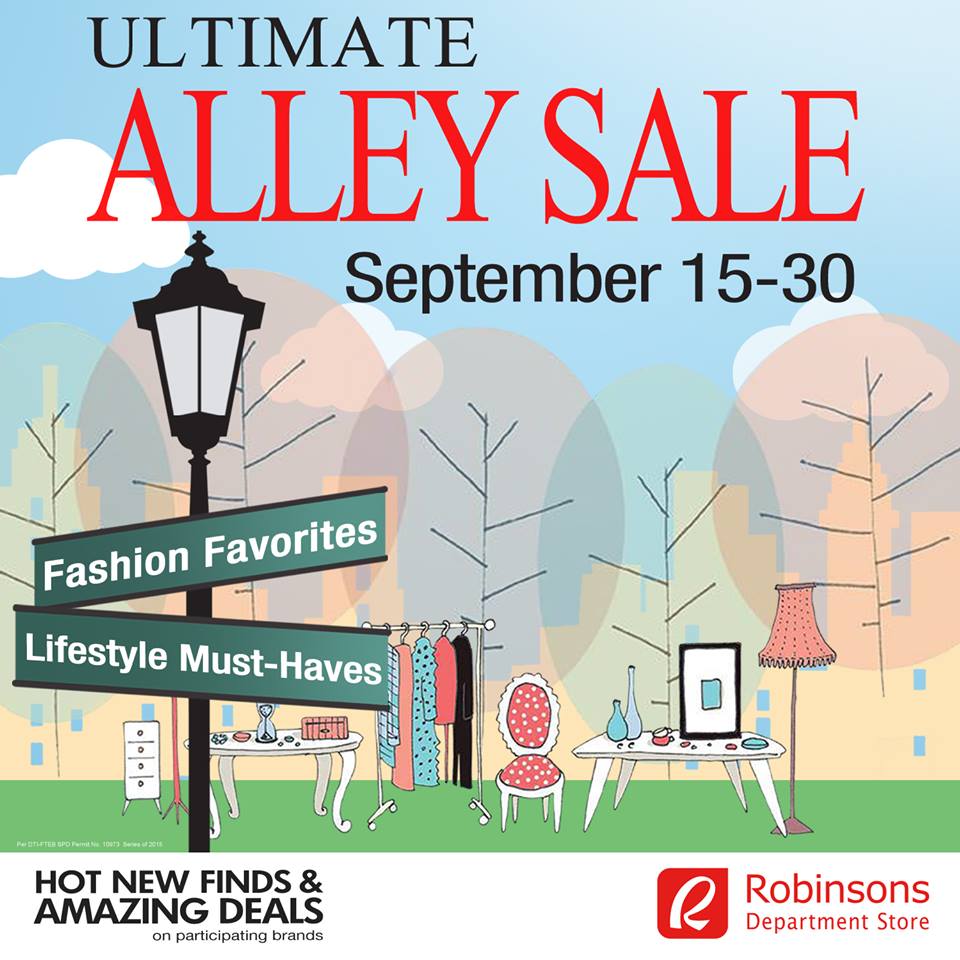 Robinsons Department Store Ultimate Alley Sale September 2015