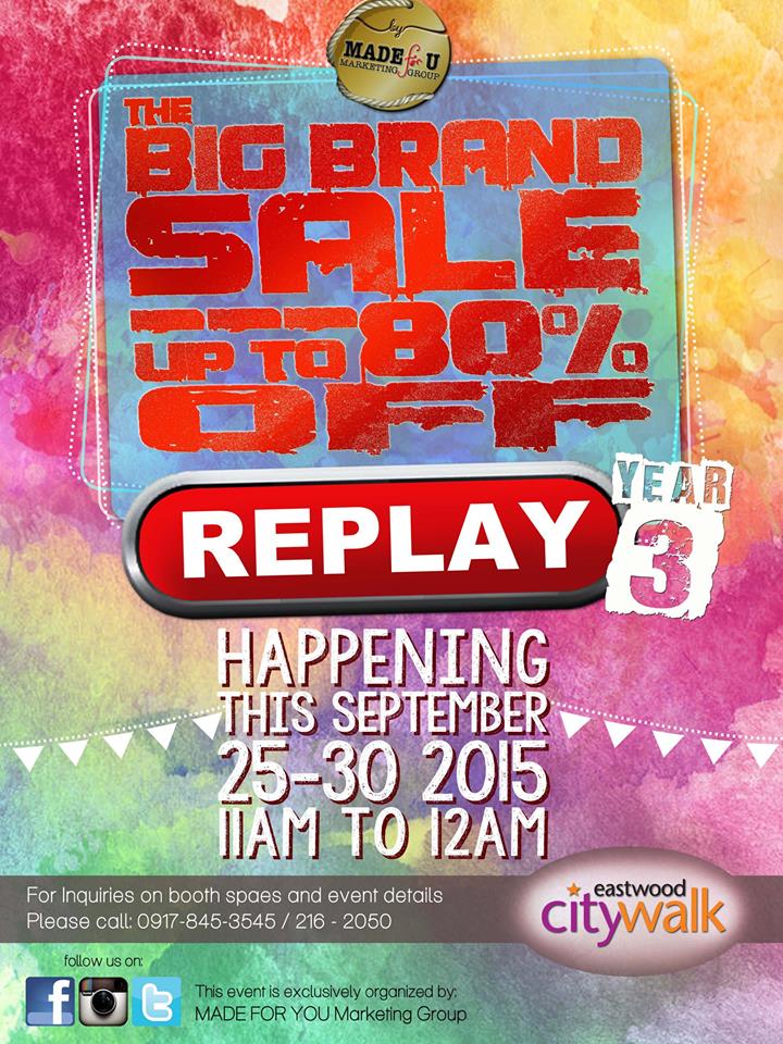 The Big Brand Sale @ Eastwood City Walk Plaza September 2015