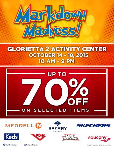 Markdown Madness @ Glorietta Activity Center October 2015