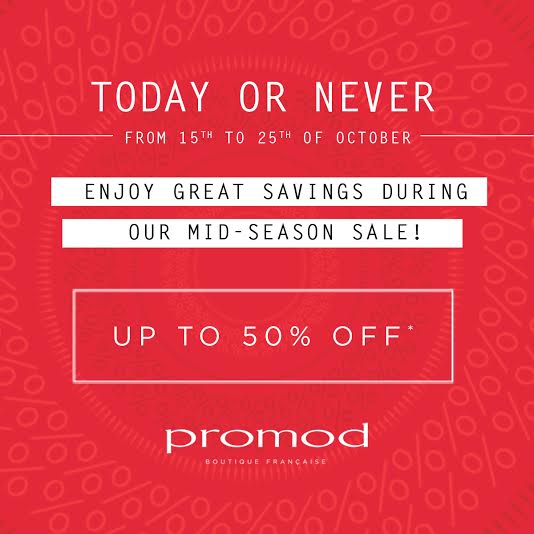 Promod Mid-Season Sale October - November 2015