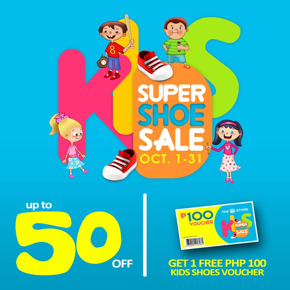 The SM Store Kids Super Shoe Sale October 2015