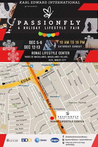 Passionfly Bazaar @ Ronac Lifestyle Center Magallanes December 2015_Location Map