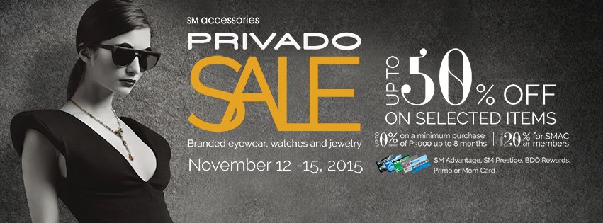 SM Accessories Privado Sale November 2015