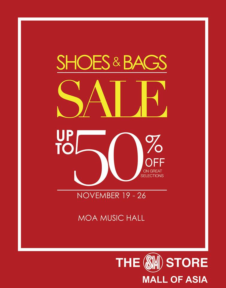 Shoes & Bags Sale @ SM MOA Music Hall November 2015