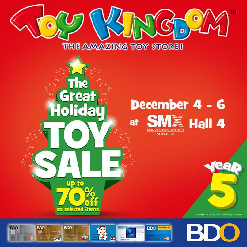 Toy Kingdom The Great Holiday Toy Sale @ SMX Convention Center December 2015