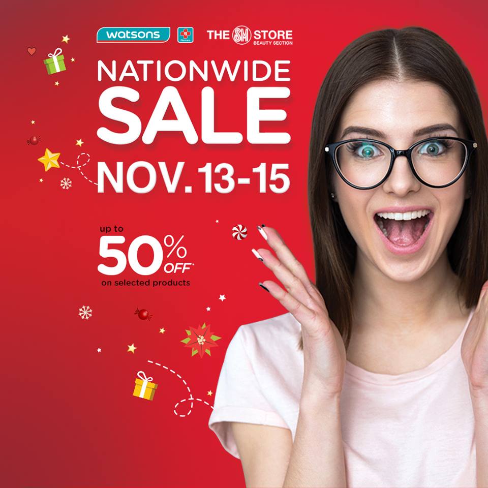 Watsons Nationwide Sale November 2015