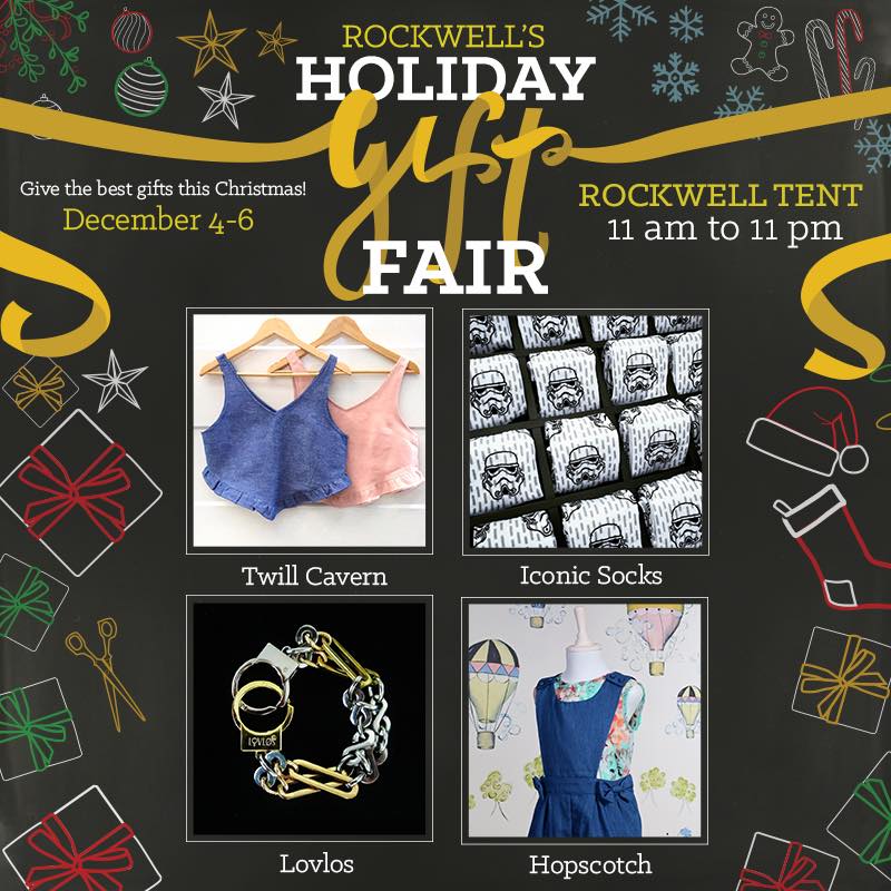 Rockwell's Holiday Gift Fair @ Rockwell Tent December 2015