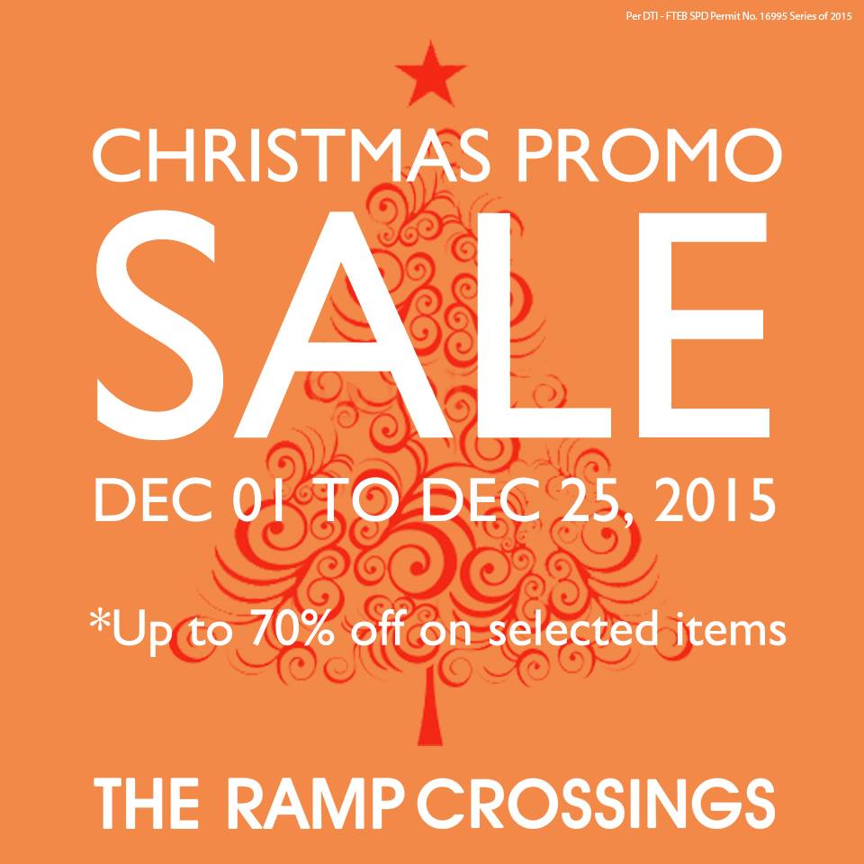 The Ramp Crossings Christmas Promo Sale December 2015